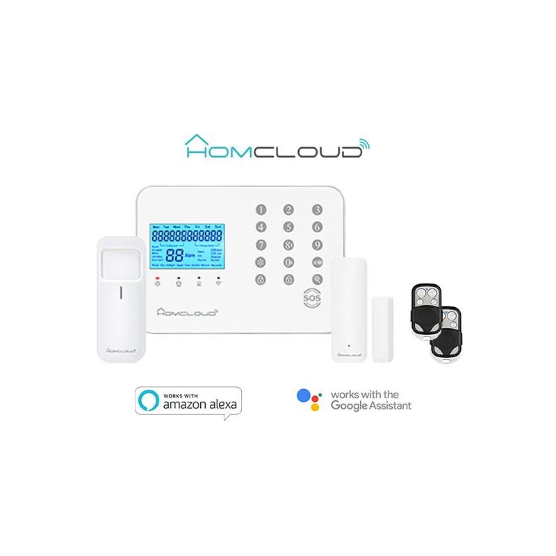 Kit Antifurto wireless 10P Homcloud Wi-Fi + GSM PRO