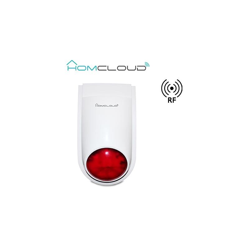 Sirena luminosa Homcloud Outdoor a radio frequenza