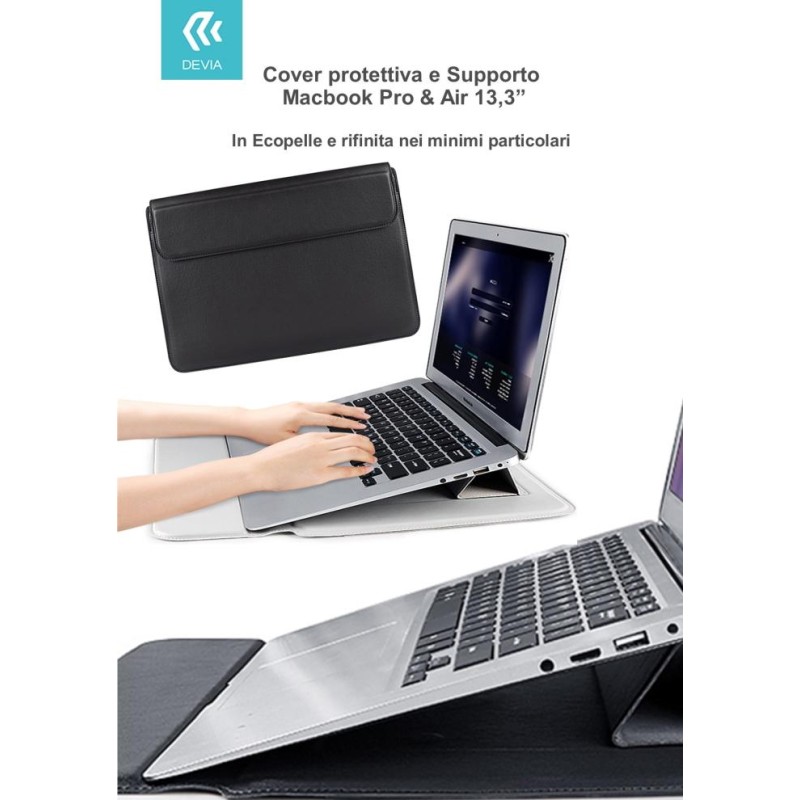 Cover protettiva per Macbook Pro e Air 13,3 2020 colore Nera