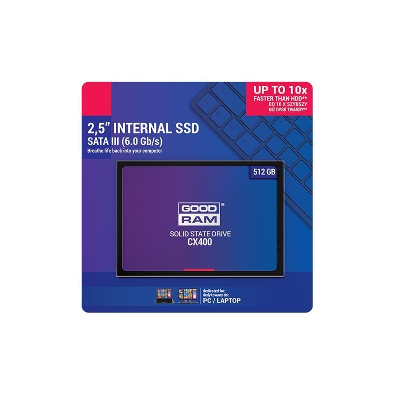 SSD GoodRAM CX400-G2 512GB SATA III 2,5 - retail box