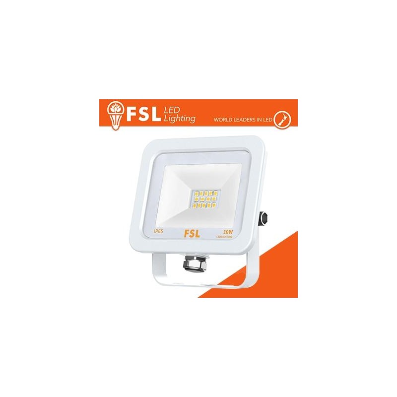 Proiettore per esterni Bianco 10W - IP65 115° 4000K