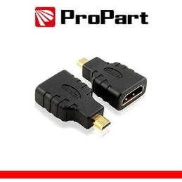 Adattatore Spina HDMI Micro(tipo D)-Presa HDMI (19PIN) dorat