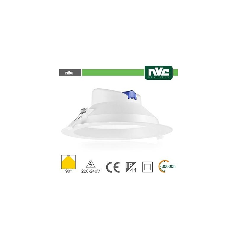 Downlight LED IP44 20W 3000K 1880LM 90º FORO:195-210mm