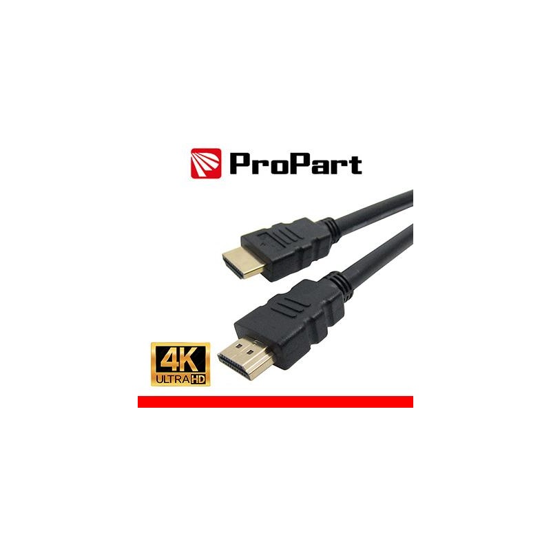 Cavo HDMI 2.0 High Speed 4K 3D con Ethernet 5m SP-SP NERO