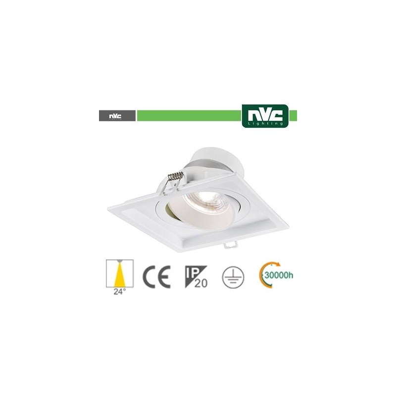 Incasso Multi lampada - 9w (1x9w) 3000k 720lm 24°