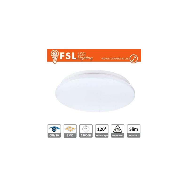 Plafoniera LED 25W 4000K 120° 38x5,5cm CRI80