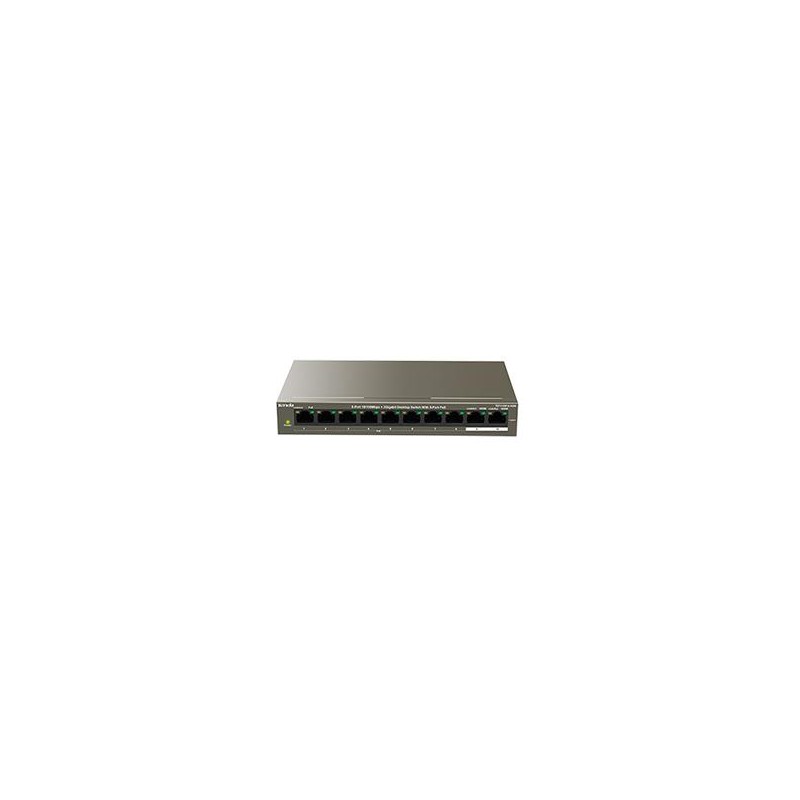 Switch 102W 8 porte PoE10/100Mbps + 2 Gb TEF1110P-8-102W