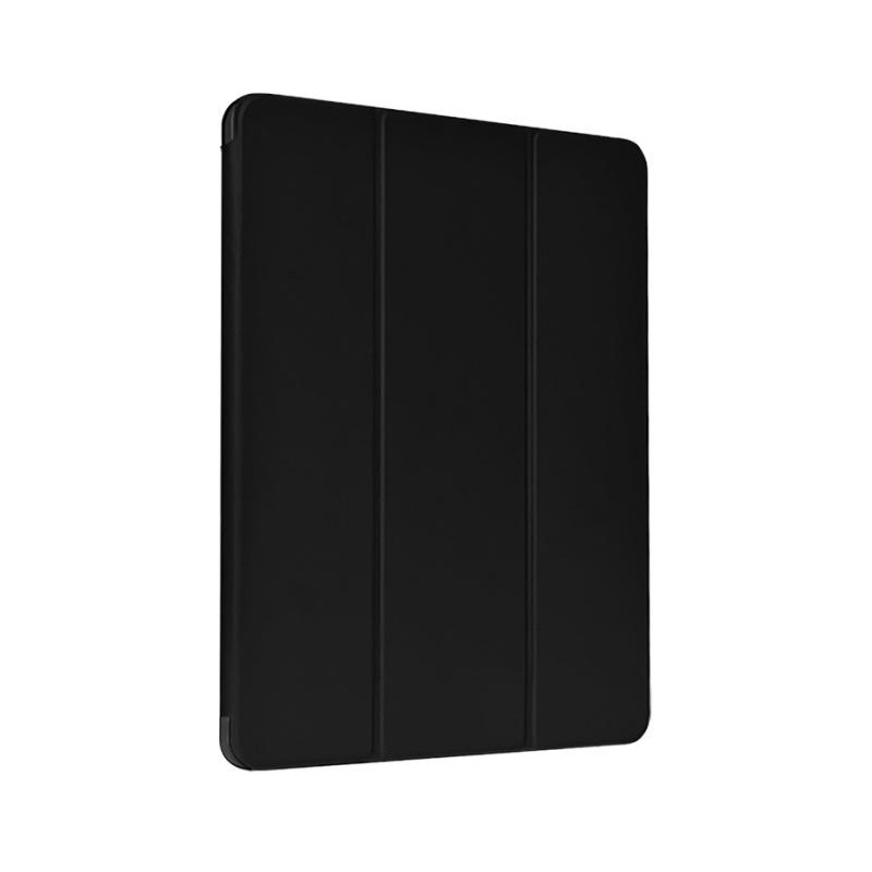 Cover iPad Pro 12.9 2021 in pelle con supporto pencil Nera