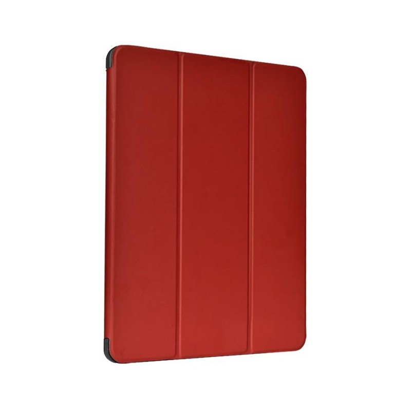 Cover iPad Pro 12.9 2021 in pelle con supporto pencil Rossa