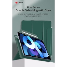 Cover Magnetica per iPad Pro 6 2022 rotazione e supp Verde