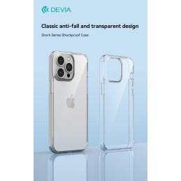 Cover Shark Trasparente Protezione iPhone 15 Pro Max