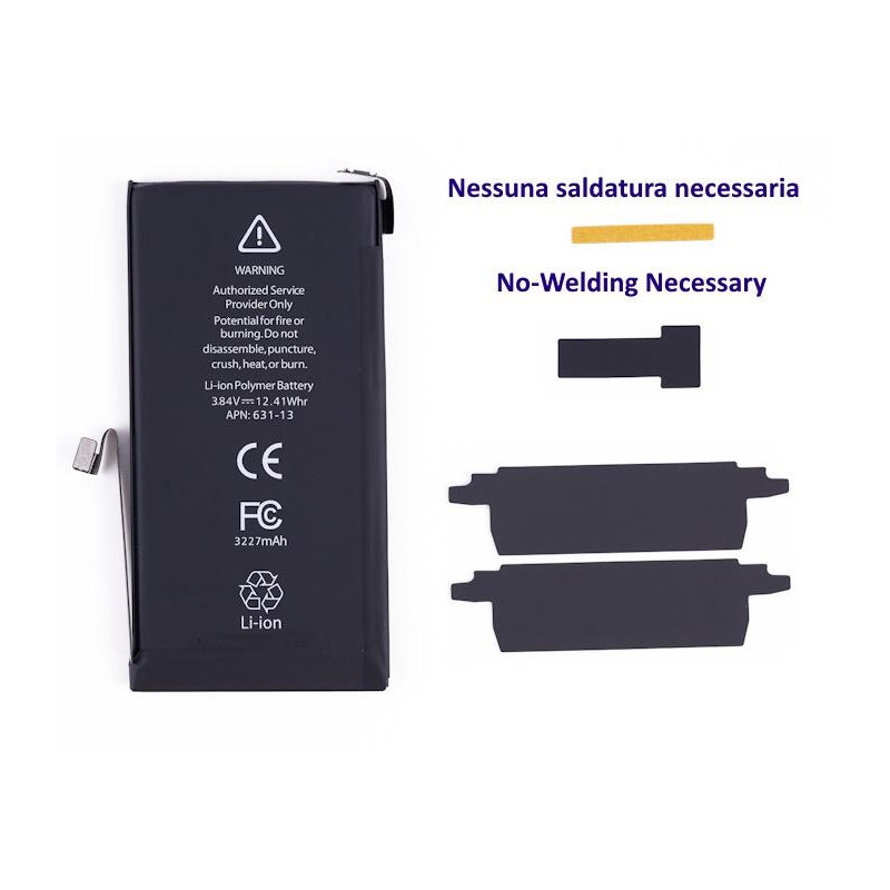 Batteria No-Welding Senza Saldatura per iPhone 12 Mini