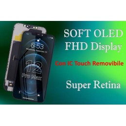 Lcd iPhone 12Pro Max Oled Soft FHD Selezione A+ IC Removibil