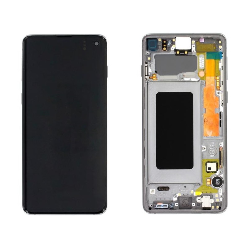 LCD display Touch Samsung G973 Galaxy S10 GH82-18850G Silver