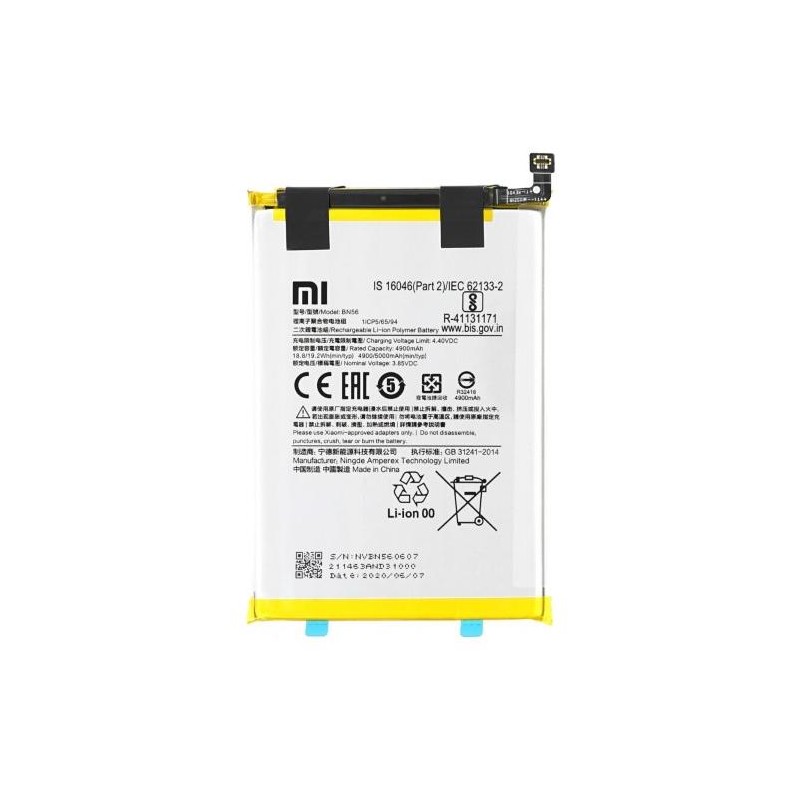 Batteria Originale BN56 per Xiaomi Redmi 9A / 9C / POCO M2 P