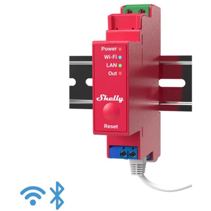 Shelly Pro 1PM - IP Smart Relay DIN 1ch. LAN/WiFi/BT + PM